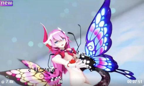 3DMMD金昆虫未完成的裸体身体热舞