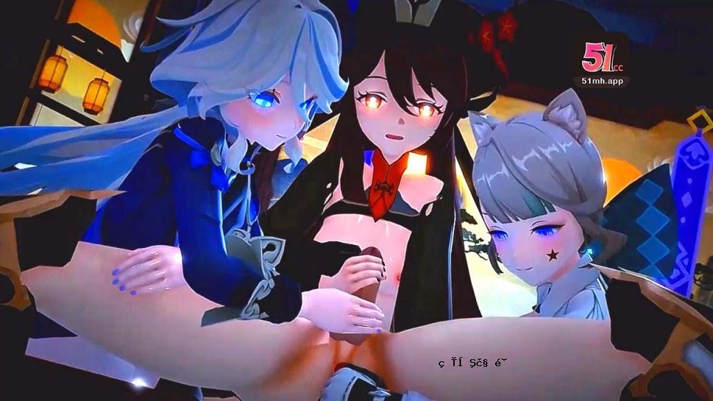 3DMMD Genshin影响全明星多个荡妇狂欢。