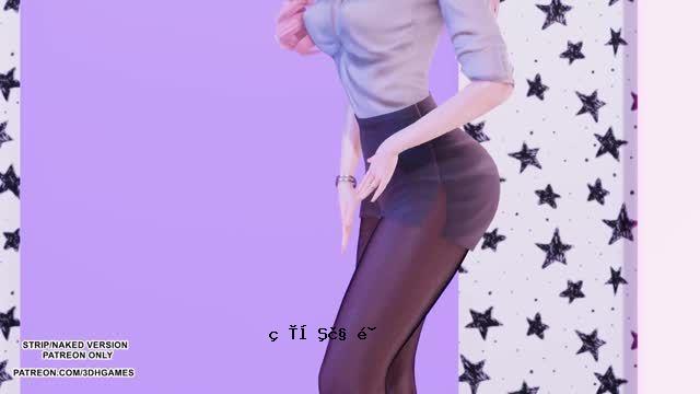 MMDAOA-ExcusemeSeraphine 感性 Kpop 舞蹈 4K 英雄联盟 KDA 韩国舞蹈